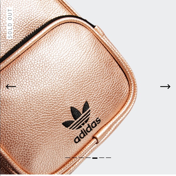 Adidas originals rose gold leather mini backpack - Picture 5 of 8